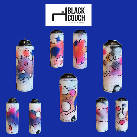 Abstract Spray Paint Cans (set of 3)